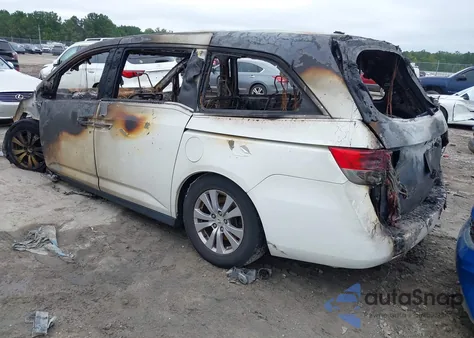 2017 Honda Odyssey Ex-L z USA, uszkodzony, nr VIN 5FNRL5H67HB004712